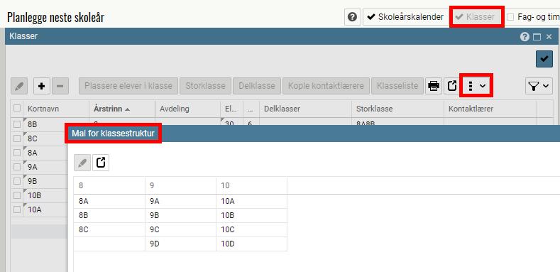 Planlegging: DEL1 maler Gruppemaler: Sjekk gruppemalen for