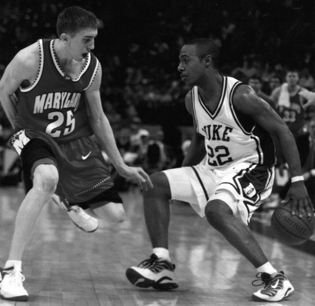 ACC Tournament Record - Game Team Most Points Scored Duke vs. Maryland, 3/9/1990 (QF) 104 vs. Virginia, 3/4/1999 (QF) 104 Opp by Virginia, 3/11/1983 (QF) 109 Fewest Points Scored Duke vs. N.C. State, 3/8/1968 (SF) 10 Opp by N.