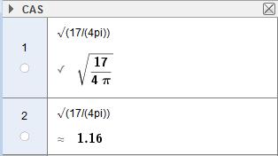 ..6 Overflaten til en kule er gitt ved formelen O 4 r.