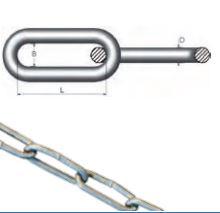 .1 Kjetting / Chain ALLOY KORTLENKET KJETTING VARMGALV. / CHAIN, SHORT LINKED, GALV. Diam. () D L B Ca. kg pr m. Min. bruddl i kg M pr.