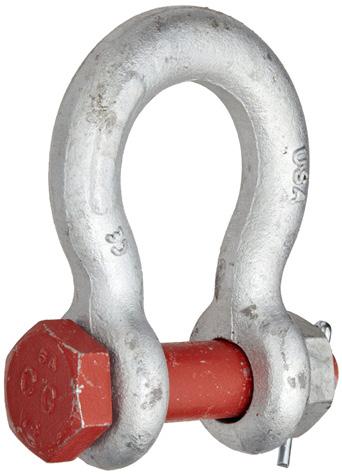 .4 Sjakler / Shackle HARPESJAKKEL RED-PIN / RED-PIN BOW SHACKLES Betegn.