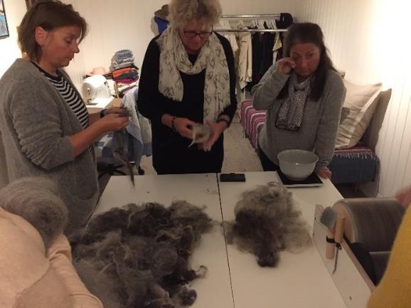 Husflidskonsulenten har holdt foredrag om norsk ull og ullgarn i: Ringebu og Fåvang Husflidslag med 40 50 personer til stede. Hos Stjørdal museum Værnes med 12 personer til stede.