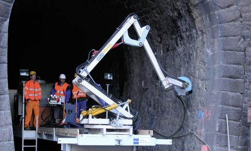 SPESIALBYGG TUNNELL 8 Tunnellfresing med TEW-7 Enten vertikal eller horisontal TEW-7-tunnellfresene åpner for raskt og fleksibelt arbeid i tunnellen.