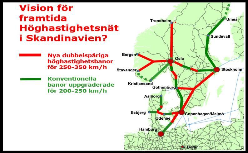 Thor W. Bjørlo påpekte at det ved behandlingen av Nasjonal Transport Plan 2018-2029 ble vedtatt at «alle nye jernbanestrekninger planlegges slik at de vil kunne inngå i et høyhastighetsnett.