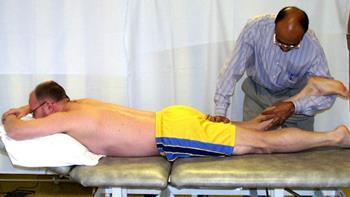 Hofte klinisk undersøkelse Isometrisk ekstensjon av kneet: Smerter er ofte pga
