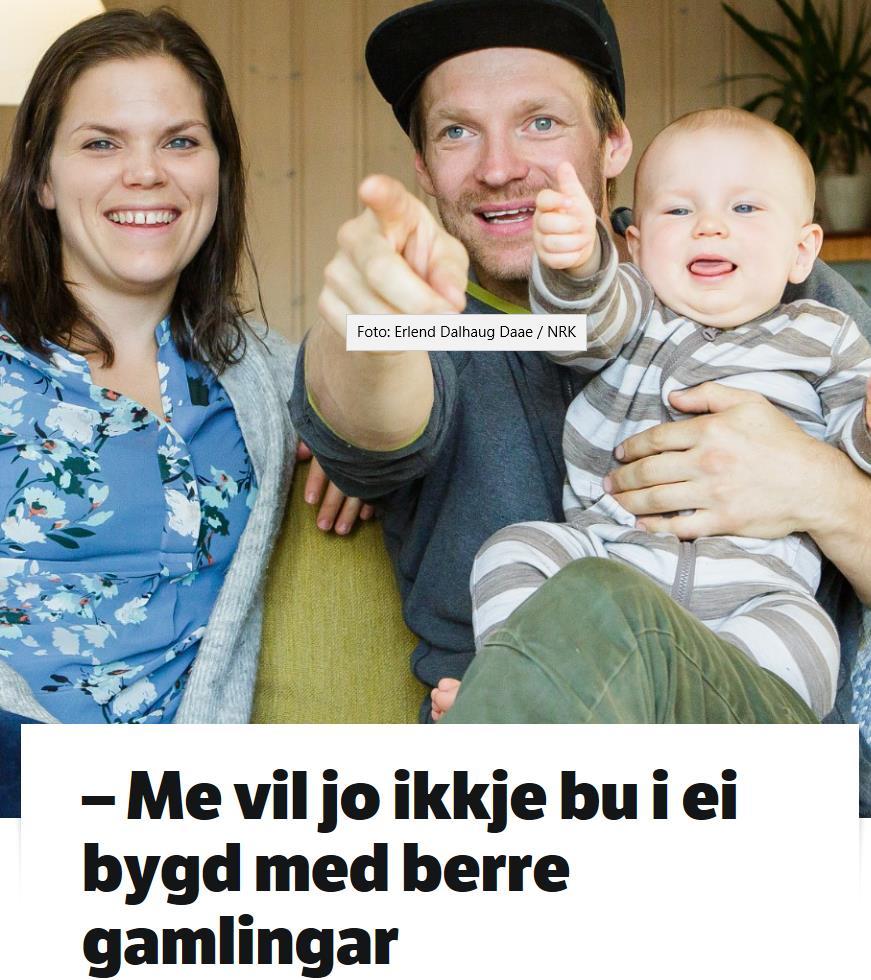 «Det vil framleis bo folk utanfor byane, men meir enn 1 av 3 i mange av