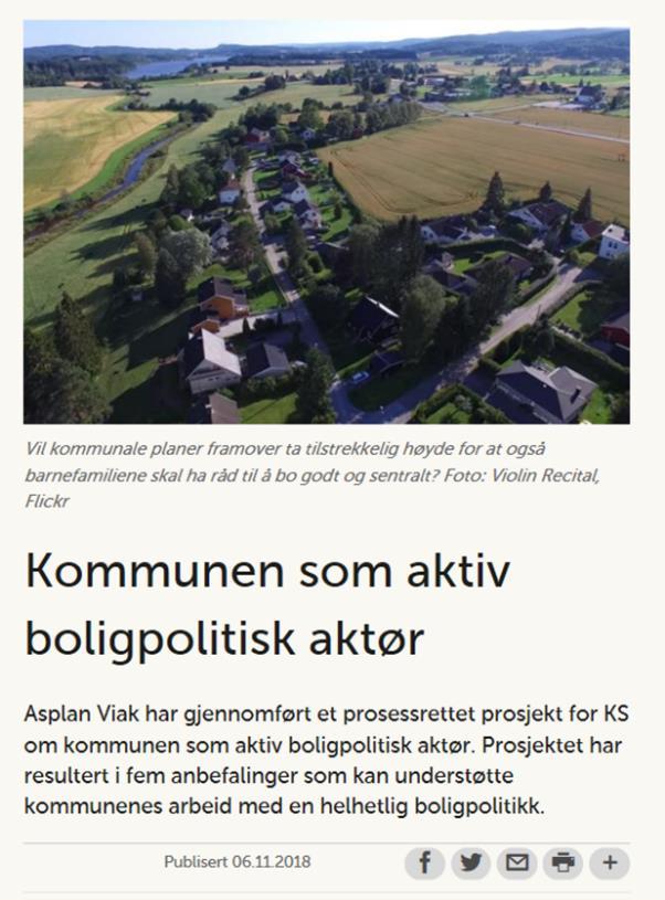 Anbefalinger: 1. Se boligsosiale forhold i sammenheng med den øvrige helhetlige planleggingen 2. Lag bedre analyser og samarbeid bedre om vurderinger av boligbehov og boligbyggerbehov 3.