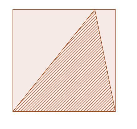 c) Forklar at arealet av trekant ACD er lik arealet av trekant BCD.