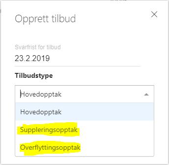 Du kan fjerne innstilling ved åpne Innstilling og klikke på knappen Barnet/barna går da tilbake til Nye søknader.