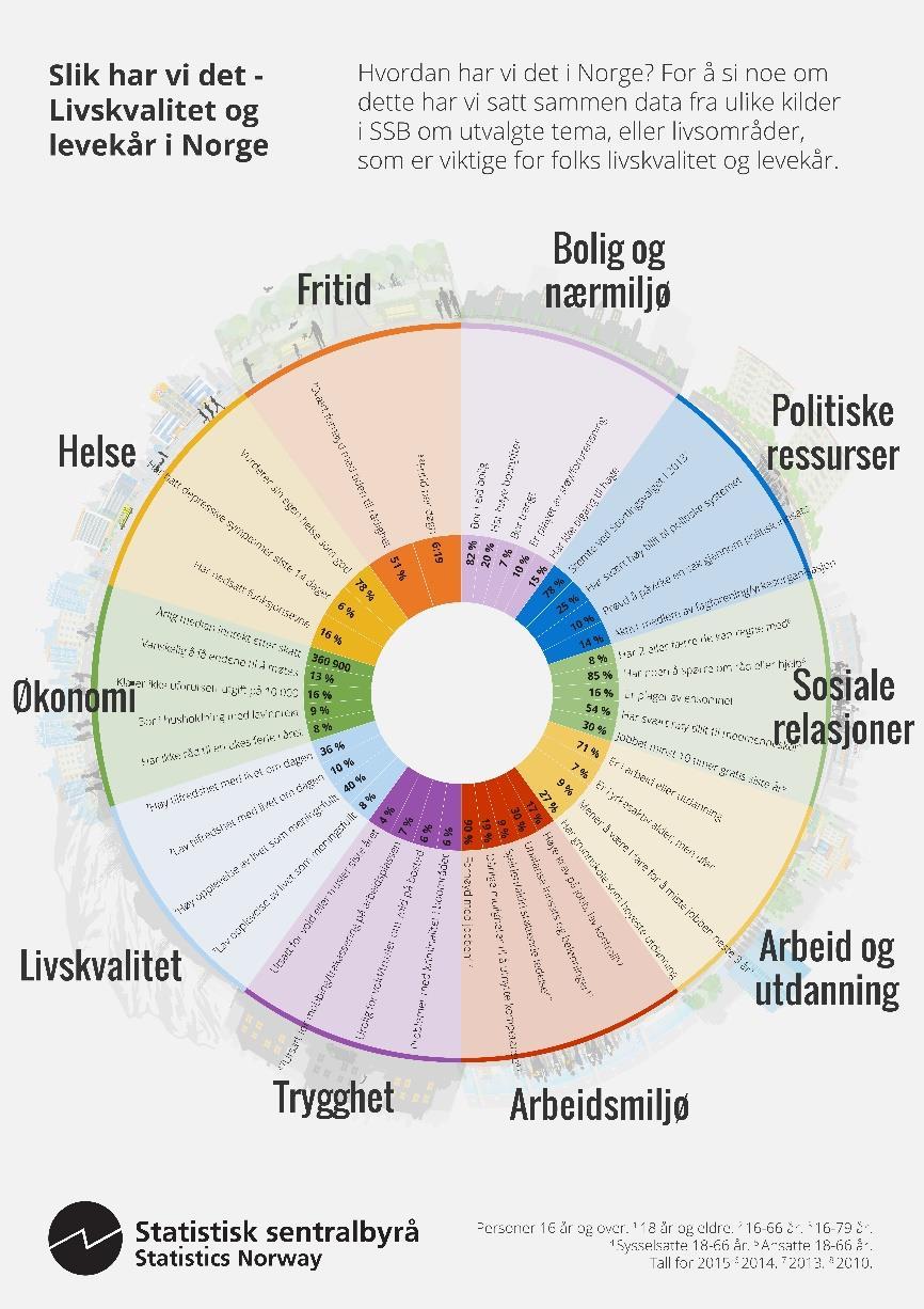 Den første levekårsundersøkelsen til Statistisk sentralbyrå ble gjennomført i 1973 (Statistisk sentralbyrå, 1973).