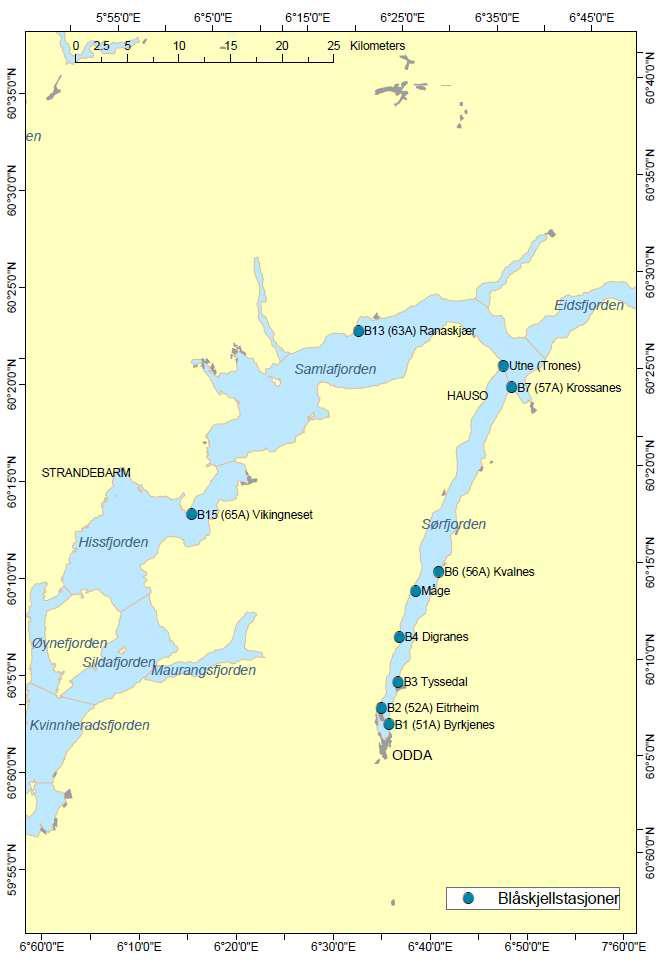 Tilstrebe felles programmer Felles: Mjøsa Fjordene utenfor Bergen Grenland Sørfjorden Nedre Glomma Kristiansund