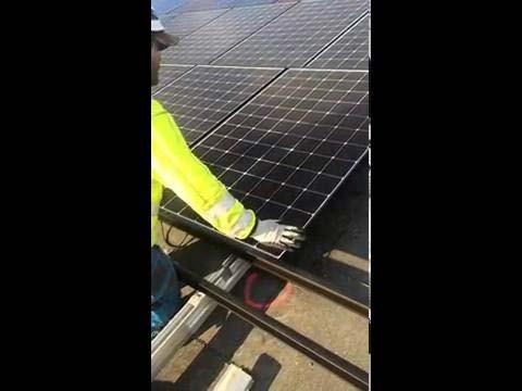 3. Solcelleanlegg til hinder for slukkearbeid Spennigsatte deler Utvendig kabelføring DC-bryter på tak