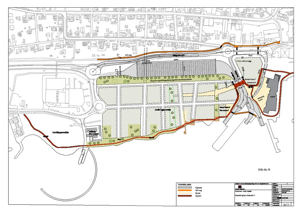 Havnestyret ønsker en utvikling basert på hovedgrep alternativ 1.