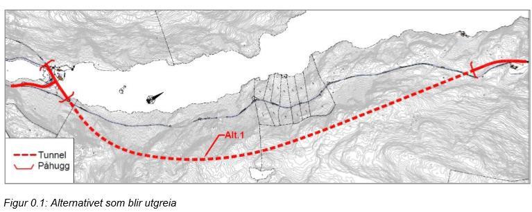 Godkjend Reguleringsplan des 2017 Skredsikring ; tiltak tunnel