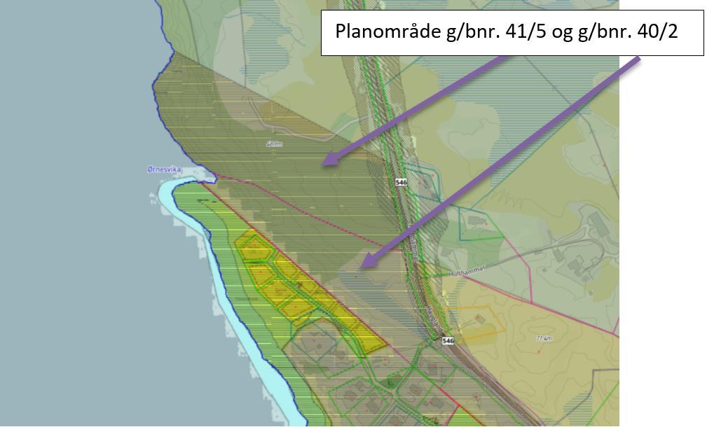 Planen tar føre seg bustad, teknisk anlegg, interne vegar, grøntareal og gode areal for uteopphald og leik. Førehandskonferanse vart halde 25.08.2017, og oppstartsmøte den 28.10.2017. Søknad vart sendt til kommunen første gang 13.