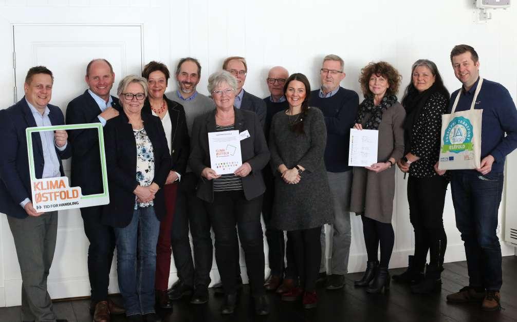 KLIMARÅDET OG ARBEIDSUTVALGET Klimarådet 2018 ble avholdt 28. februar på Støtvig hotell, der ny samarbeidsavtale for forlengelse av Klima Østfold ble signert.