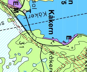 I kommuneplanens arealdel er det aktuelle planområdet avsatt til industri- og næringsområde og LNFR. I sjø er det avsatt farled.