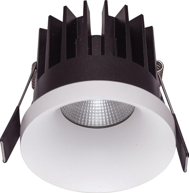 BODY MAT - ALU DIF MAT - GLASS IP54 DECO D78 LYSKILDE 9,3W BRIDGELUX LED 48º, 2700K