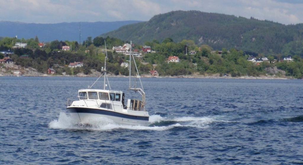 Seabed mapping in various areas and locations The small boat «Springar» was used for seabed mapping as well as the different fishing activities.