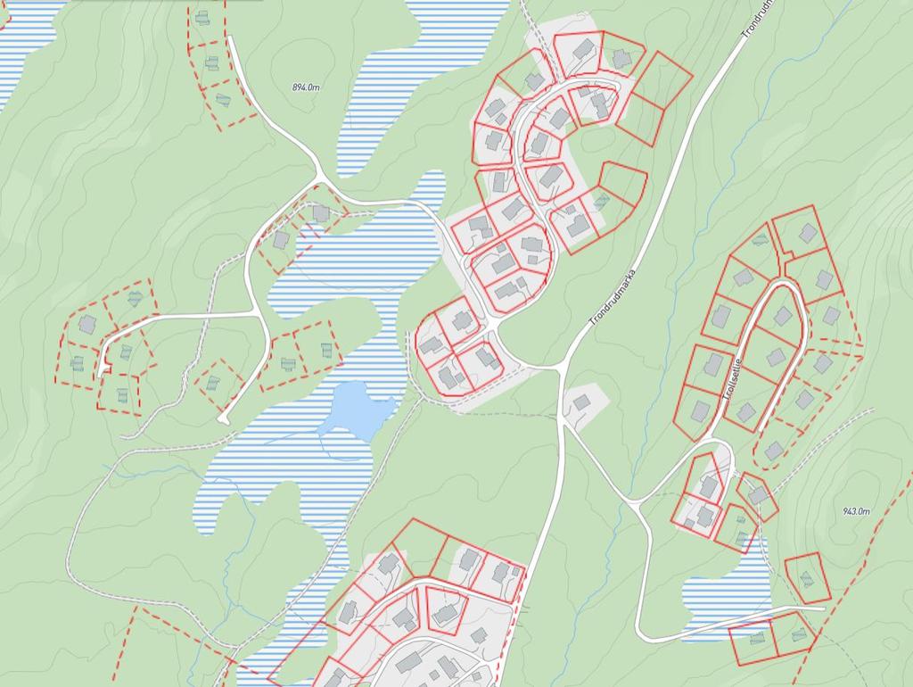 1. ORIENTERING I forbindelse med utarbeidelse av privat detajreguleringsplan for Trollset 2 er det vurdert vann- og avløpsløsninger for planlagte tomter.