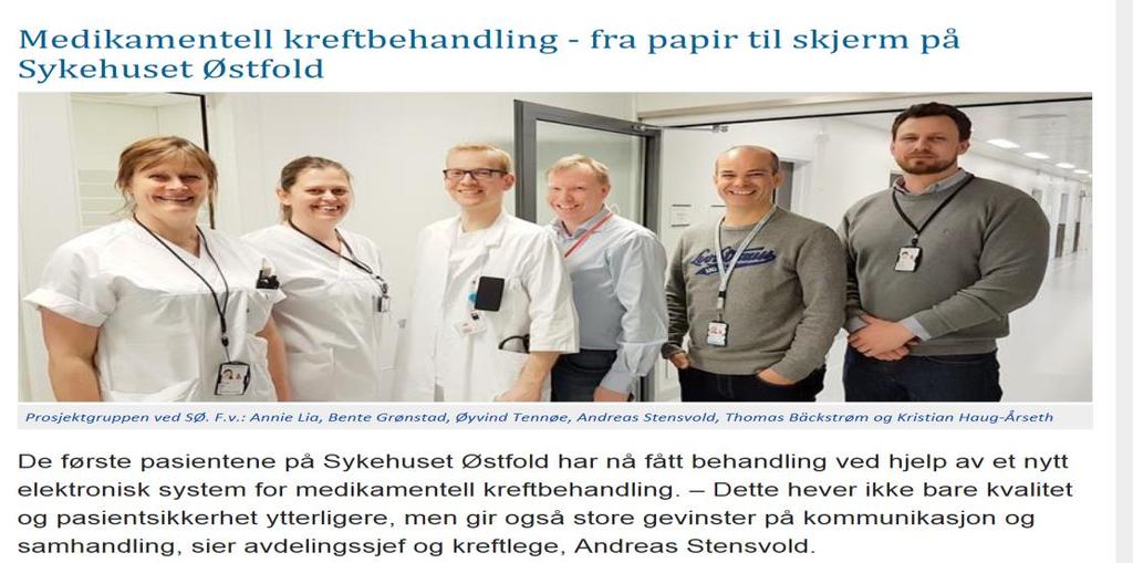 bruk ved Sykehuset i Vestfold (2017), Sykehuset Østfold