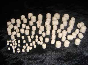 STEATITE INTERLOCKING BEADS Material: C220 Uncommon Dimensions Note: Dimensions for height of Beads Code No.