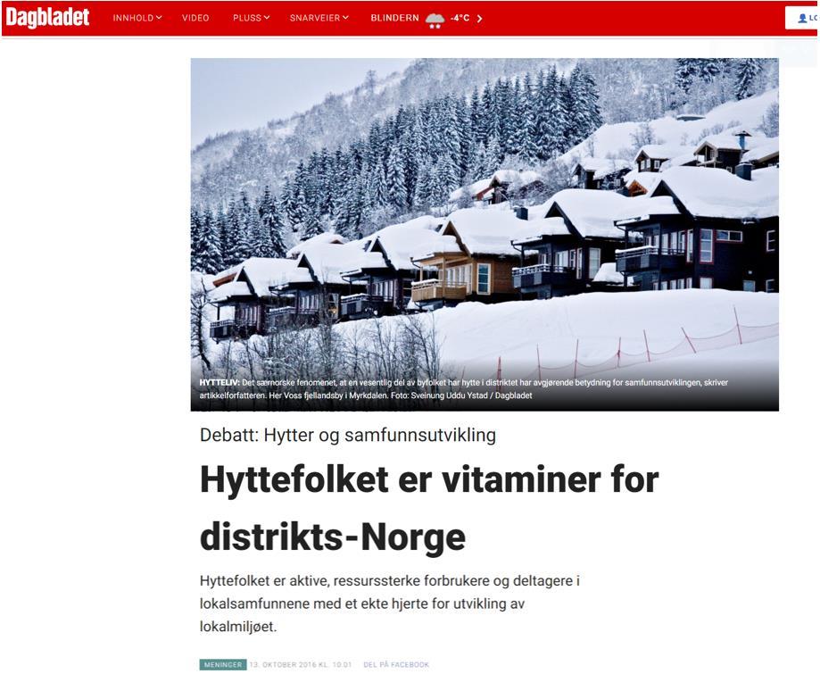 Hyttebygging og friluftslivet er vi i ferd med å ødelegge norsk natur?