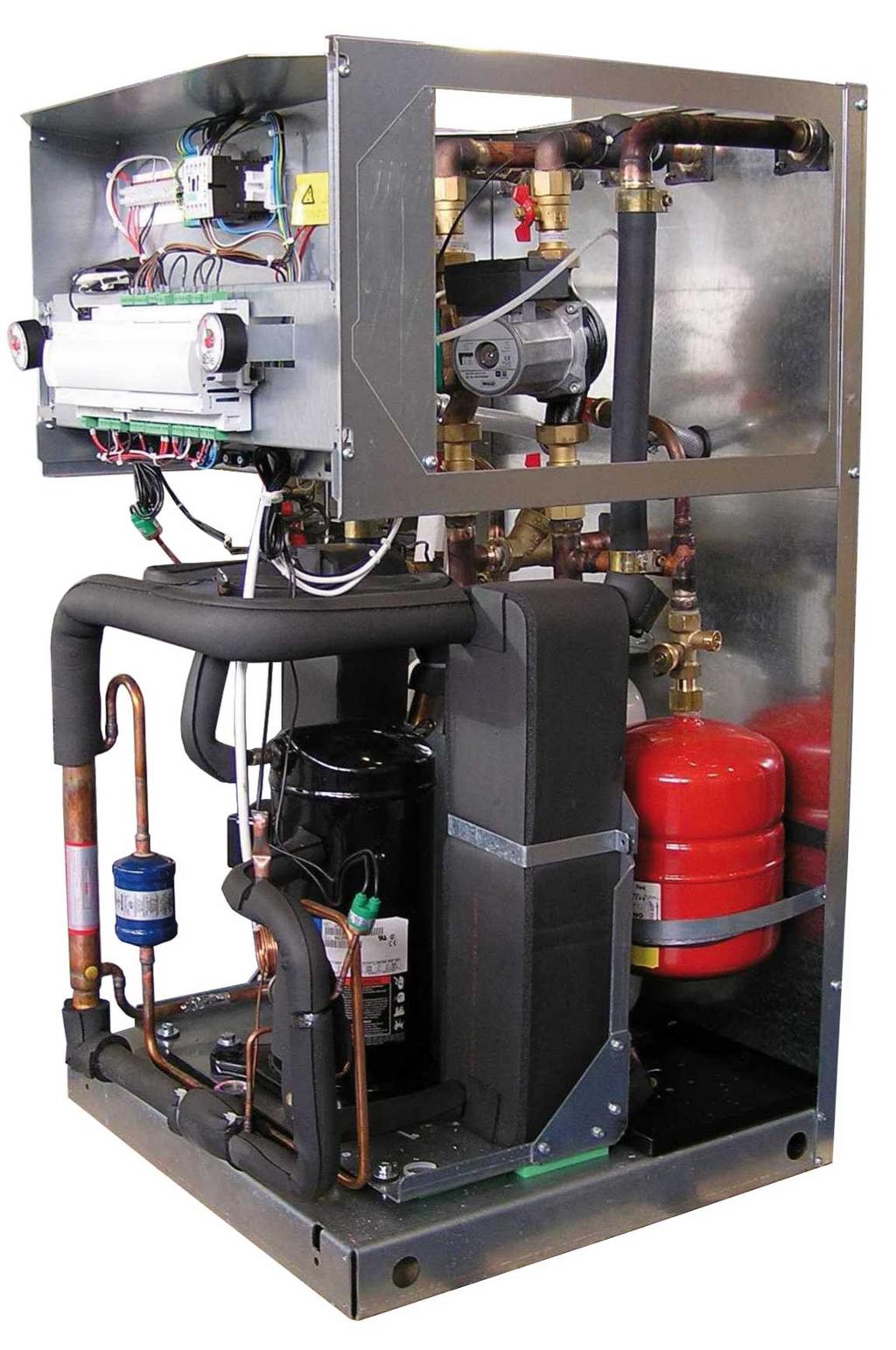3 2 Formålet med varmepumpen 2.1 Bruksområde Væske-til-vann-varmepumpen er kun konstruert for oppvarming av varmtvann. Den kan brukes i eksisterende eller nye varmeanlegg.