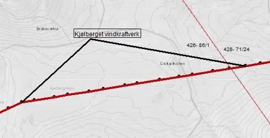 Stipulerte kostnader for tilknytningslinjen er på knappe 1,5 MNOK. Da er kostnaden for avgreningsmasten i hovedtraséen tatt med.