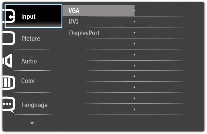 2. Sette opp skjermen Beskrivelse av skjermmenyen Hva er On-Screen Display (OSD)? Skjermmenyene (On-Screen Display - OSD) er en funksjon som alle Philips-skjermer er utstyrt med.