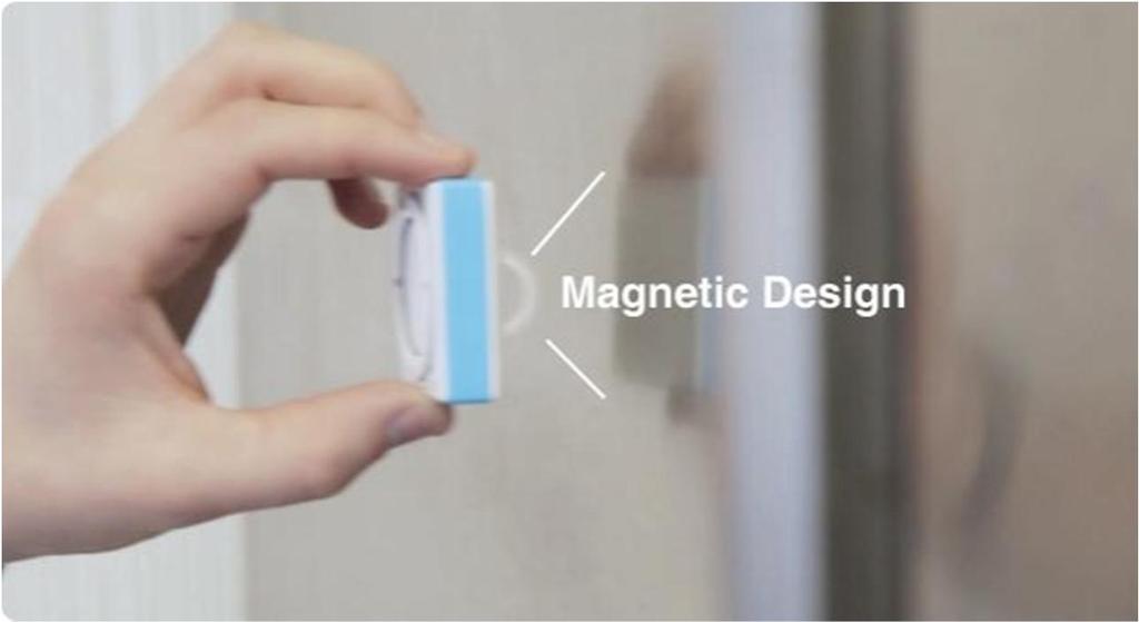 Magnetisk Design Baksiden av blokkene er magnetiske.