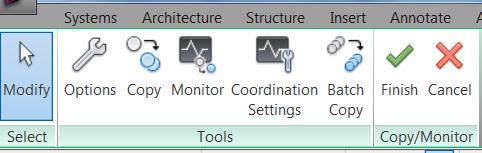 Det finnes en funksjon i Revit som heter Copy monitor, dette er en funksjon som gjør at vi kan kopiere