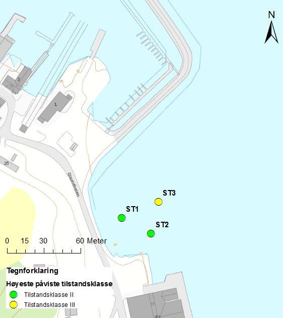 Gibostadbukta Miljøgeologiske undersøkelser av sjøbunnsedimenter multiconsult.no 4 Resultater Figur 5: Gibostadbukta, Lenvik.