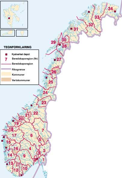 2 Roller og ansvar Beredskap mot akutt forurensing Beredskapen mot akutt forurensning er bygget på privat beredskap, kommunal beredskap og statlig beredskap.