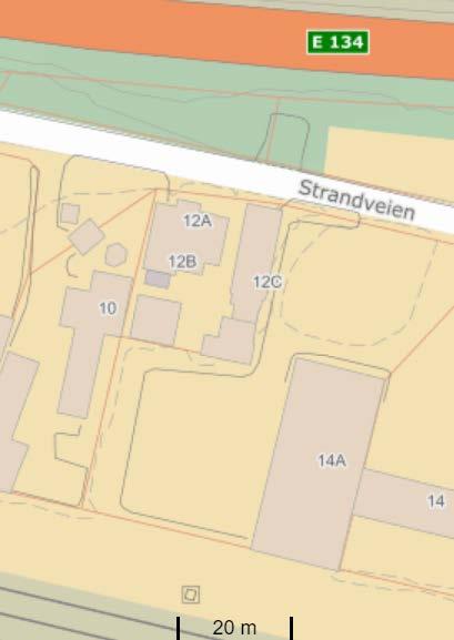 Mjøndalen sentrum - Strandveien (3 stk bolighus/næring?