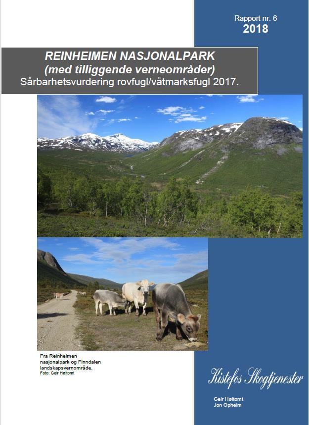 Rapport sårbarheit fugl. Høitomt, G. & J. Opheim 2018.