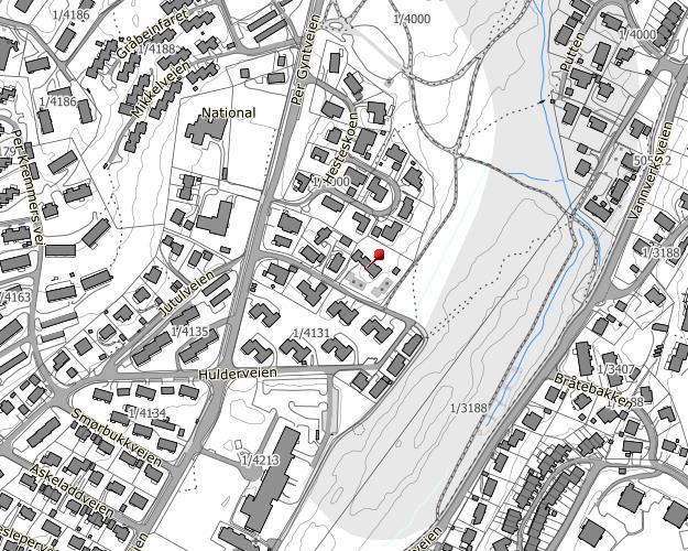 Infiltrasjonsevne Flomveier Eiendommen ligger ikke i flomutsatt område.