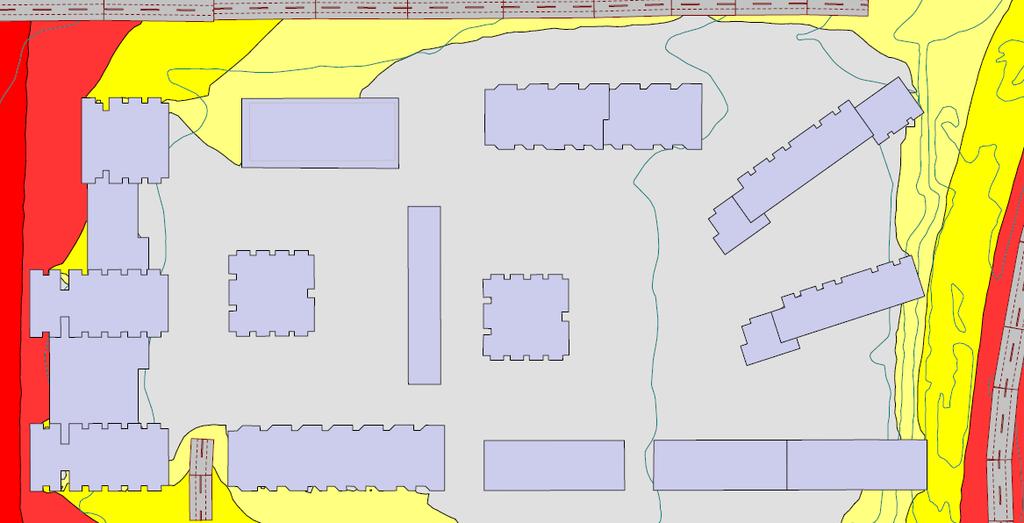 4 Resultat av støyberegninger Beskrivelse av beregningsmetode og beregningsforutsetninger er vist i vedlegg. 4.1 Støysonekart Beregnet støysonekart er vist i Figur 2.