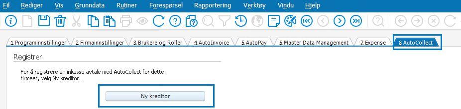 2 1. Forutsetning for å komme i gang med Visma Global AutoCollect 1. Oppgrader til Visma Global versjon 13.10 Dette er en forutsetning for å komme i gang med tjenesten.