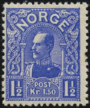 : 2614 1 1/2 kr Haakon 1909.