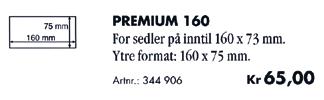 Leuchtturm PREMIUM seddellommer Spesialbeskyttelse for sedler fra lommer laget av 100% polyester,