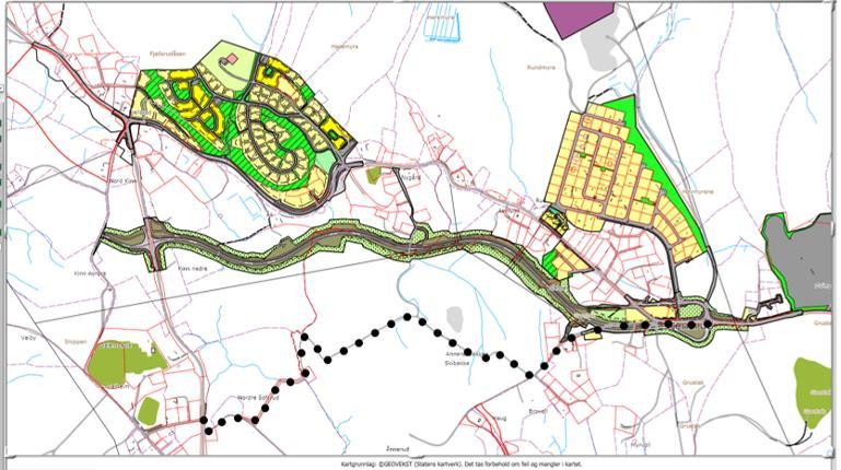 Fv. 169 Fjellsrud Stensrud (Fet) Eksisterende veg er smal og svingete Bygging omfatter ca. 2 km i ny trasé med separat gang- og sykkelvei.