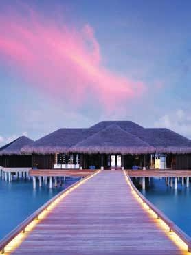 OVER THE MANI/PEDI MARKET INDUSTRY ACCOLADES The finalists in the World Spa & Wellness and Professional Beauty Awards SPA SANCTUARY Ultimate spa seclusion at Spa My Blend by Clarins in the Maldives