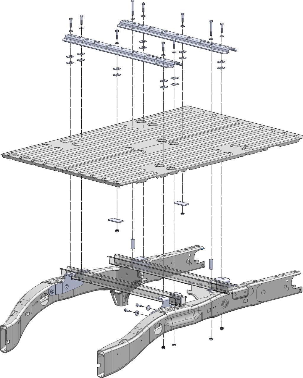 MOUNTING KIT EXPLODED VIEW G F