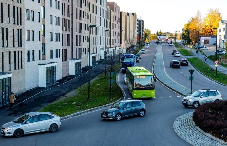 Kollektivnettverk som reelt alternativ til bilen Historisk er tilbudet tilpasset arbeidsreiser til Oslo og et lokaltilbud som skal sikre flatedekning, primært for folk uten bil Fortettingen på