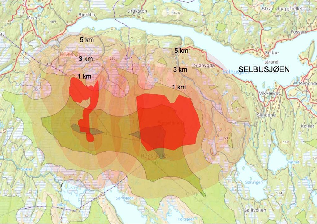 VINDKRAFTVERK - RENSFJELLET - TAP AV INNGREPSFRI NATUR MANGE