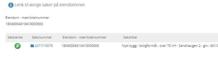 3.4.1 Varsel på byggesak (Notification) Forutsatt at man har lisens kan må få varsel på sak. NB! Varsling er et tillegg og krever egen lisens og produktnøkkel. 3.