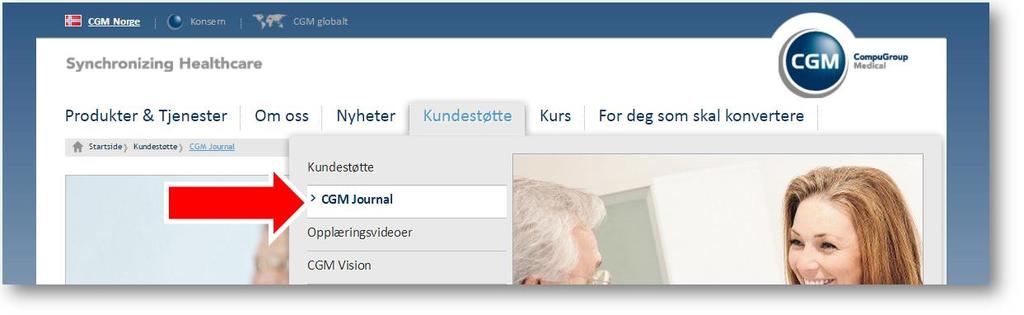Nytt i kundestøtte på våre nettsider Vi har nå opprettet nye sider på cgm.