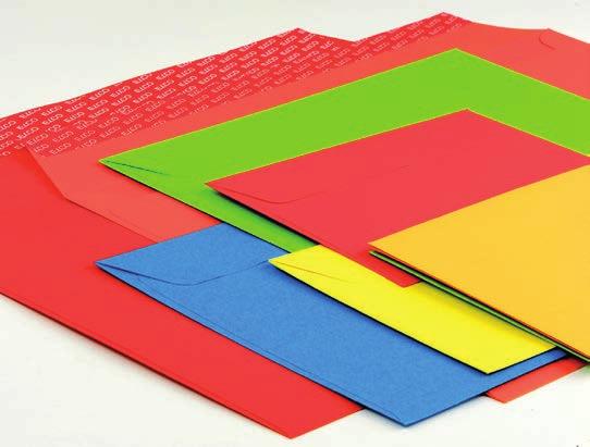 ELCO COLOR Elco Color: Vår mest fargesprakende serie. Fargede konvolutter i mange kulører. Sortiment med standardformater og SKD lukking. Kan tiltrykkes om ønskelig.