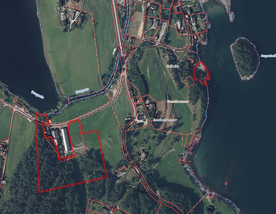 Eksisterande anlegg er vist som næring i kommuneplanen i frå 2006. Området ligg i Tørvikbygd, like ved Tørvikvatnet. Området er i dag jord- og skogbruksareal.